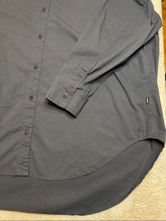 Tentree Women’s EcoStretch Cotton Oversized Shirt sz XL - Picture 6 of 12